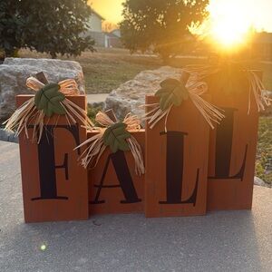 Rustic Fall Wooden Decor